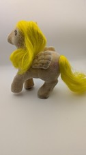 G1 Vintage My Little Pony - So Soft Flocked Pony Lofty Figure RARE COLLECTIBLE 