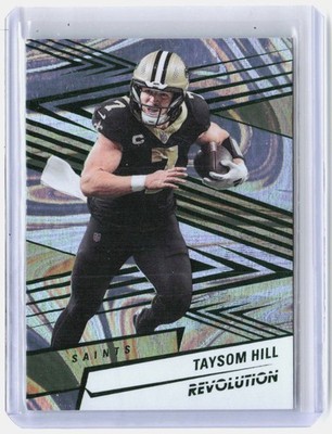 2025 Panini Revolution #91 Taysom Hill Green Swirl #/199