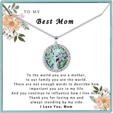 Mom Necklace as Mother Christmas Gifts from Daughter Son, Mom Jewelry as Birthda