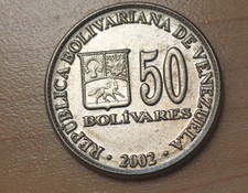 2002 Venezuela 50 Bolivares