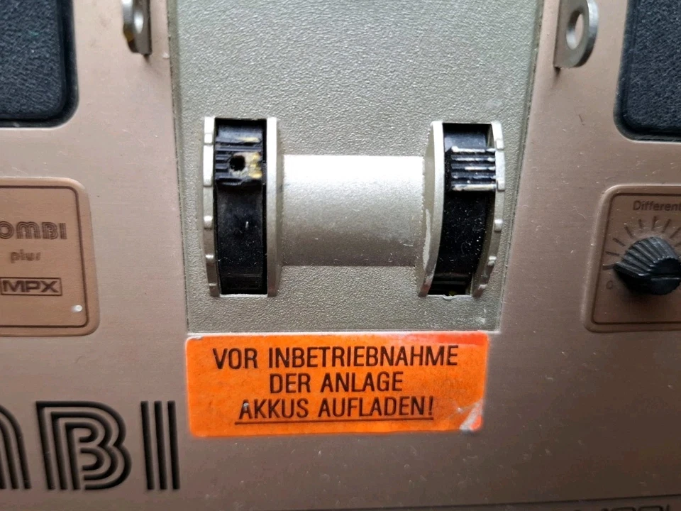 Multiplex combi plus Fernsteuerung Sender 35 Mhz RC Modellbau Vintage - Bild 2 von 4