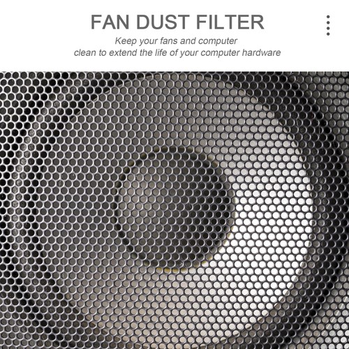 4 Pcs Dust Net Computer Host Cover Fan Mesh Magnetic Frame Screen - Afbeelding 10 van 10