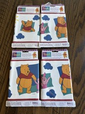 4 Vintage Borden Disney Winnie The Pooh Wallpaper Prepasted Border 5 yards each