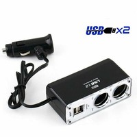 Auto ZigarettenanzüNder Steckdosenadapter Dc 12V-24V Dual Stecker 2-Wege