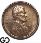 1910-S Lincoln Cent Wheat Penny Tough This Nice! Solid Gem BU++ RB