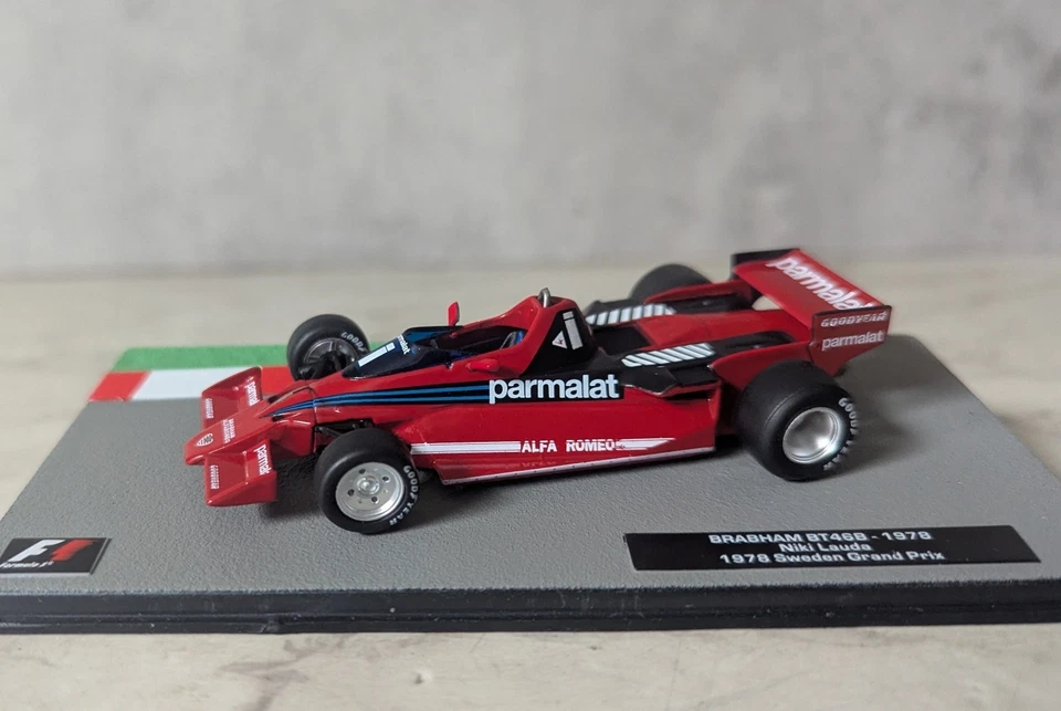 De Agostini Scale 1:43 F1 Brabham BT46B 1978 Niki Lauda Sweden Grand Prix Model - Image 2 of 4