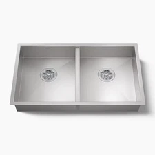 Kohler Vault 32" Undermount Double Bowl Kitchen Sink Model: K-25940-NA