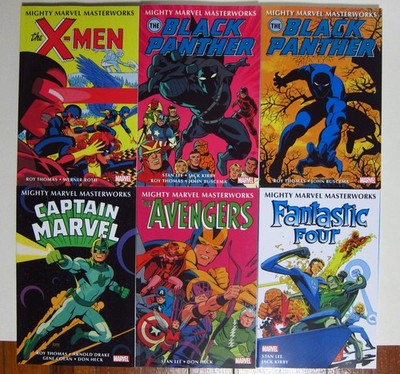 Mighty Marvel Masterworks lot of 6 books  (+ 1 extra)