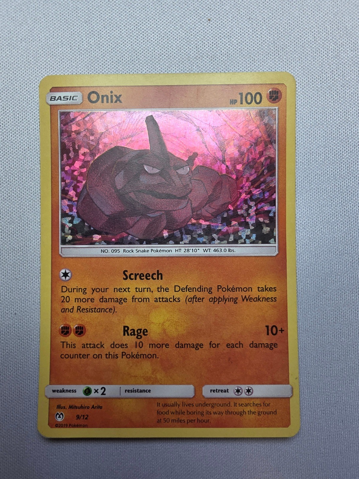 Onix - 9/12 Holo Promo McDonald's Promos 2019 009/012 MP