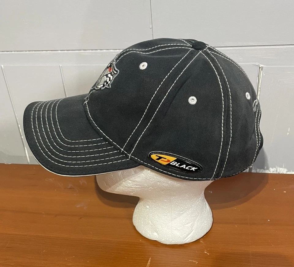 Taylor Made Hat Cap Rare One Size Adjustable Strap Back Tour Preferred Black - Image 3 of 4