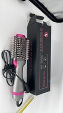 One Step Air Brush Hair Dryer  Styler Volumizer Straightener Pink