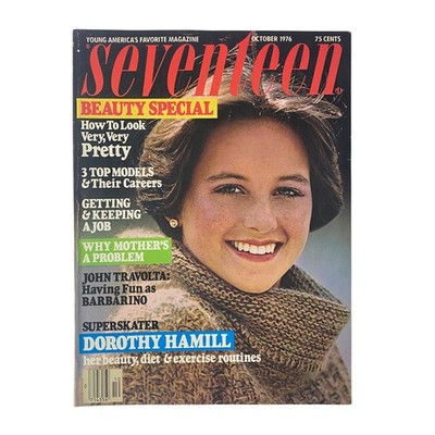 その他 NEW RELEASES MAGAZINE GORGEOUS (SAMPLE) Seventeen Magazine October 1976 Superskater Dorothy Hamill Feature