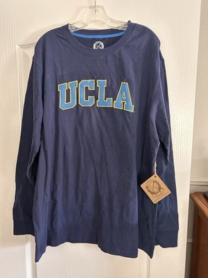 UCLA Long Sleeve T Shirt XL Blue by Campus Drive Embroidered HQ New w Tags