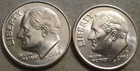SELLING AS SHOWN - 2004 P & 2004 D UNCIRCULATED ROOSEVELT DIMES * 2 DIMES ** 614