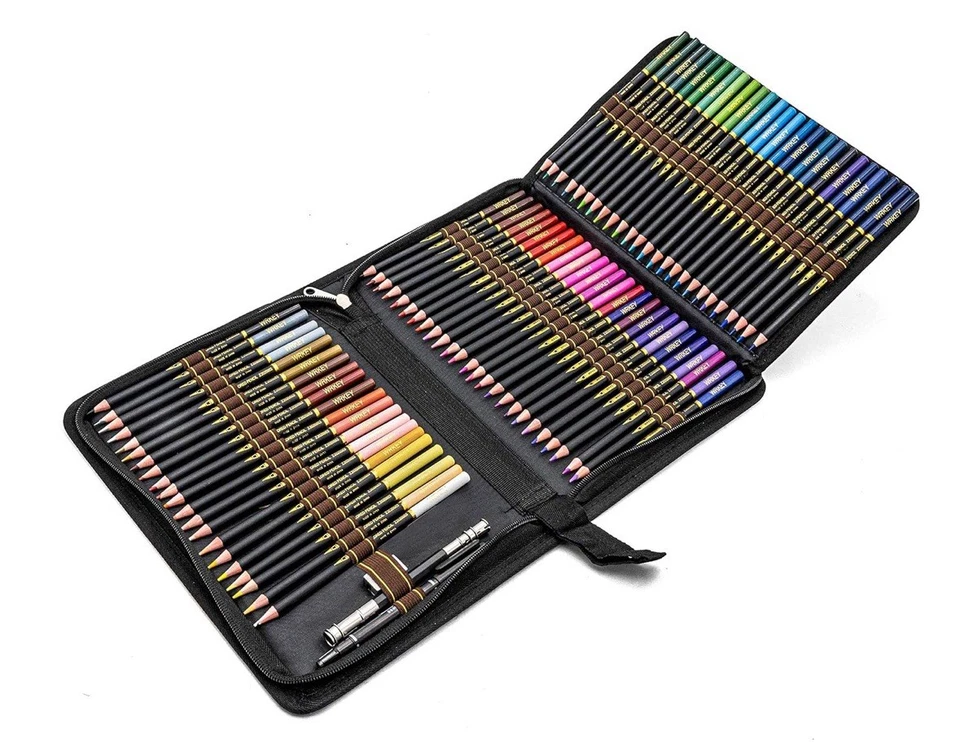 72 Professionelles Buntstifte Set Weiche und dicke Minen auf Ölbasis Vorgespitzt - Bild 2 von 3