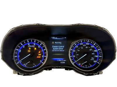 Speedometer Instrument Cluster Dash 2014 & 15 Infiniti Q50 3.7L 118,617 Miles