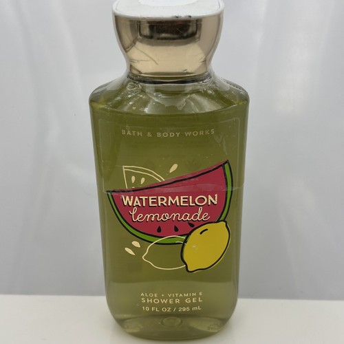Bath & Body Works Women's Watermelon Lemonade Shower Gel Aloe Vitamin E 10oz NEW - Picture 1 of 3