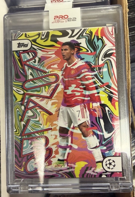 2022 Topps Project 22 Cristiano Ronaldo By Mike Perry!