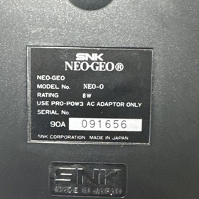 NEO GEO AES MAX 330 MEGA CONSOLE COMPLETE IN BOX TESTED WORKING 