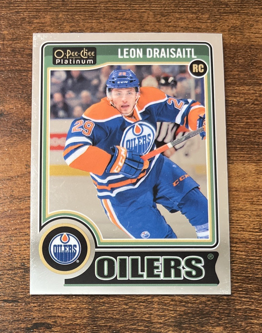 2014-15 O-Pee-Chee Platinum Leon Draisaitl (Base) #159 Rookie Oilers RC
