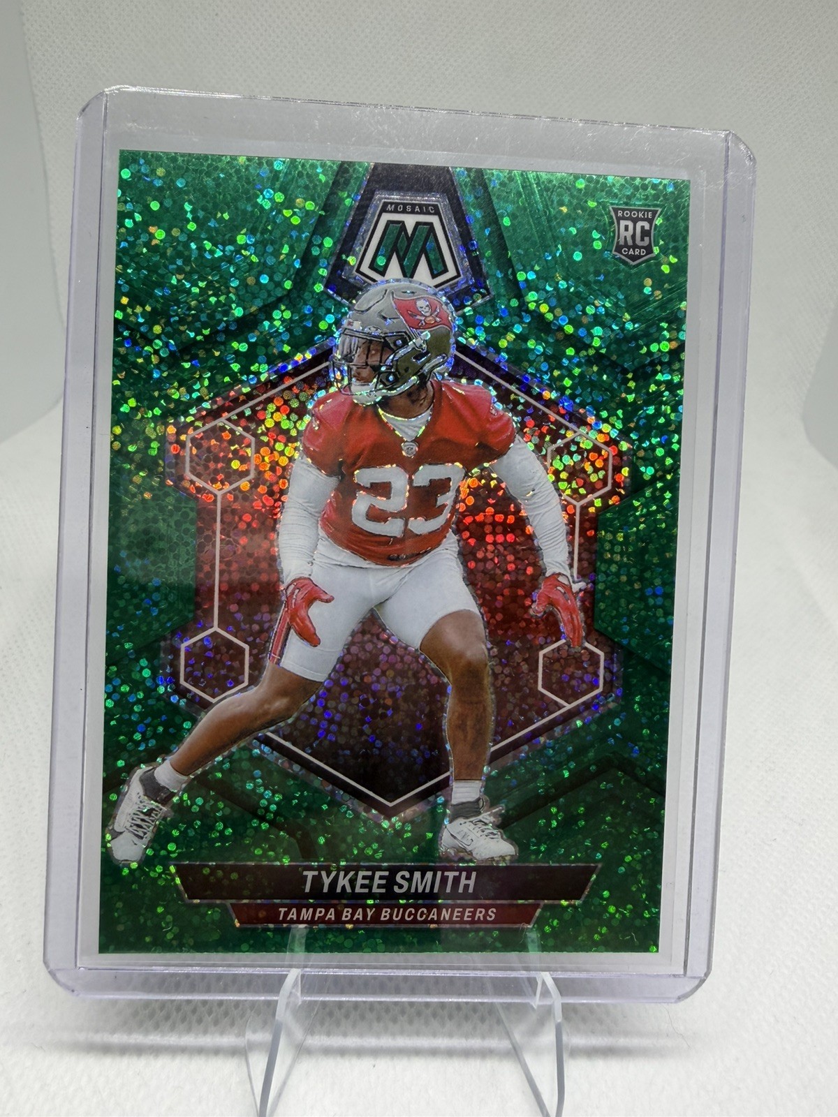 Tykee Smith Panini Mosaic #372 Green Sparkle