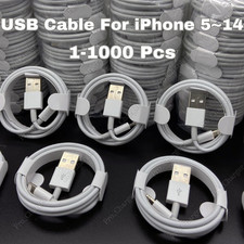 USB Fast Charger Cable 3Ft 6Ft Cord For iPhone 14 13 12 11 Pro XS XR X 8 7 6 Lot
