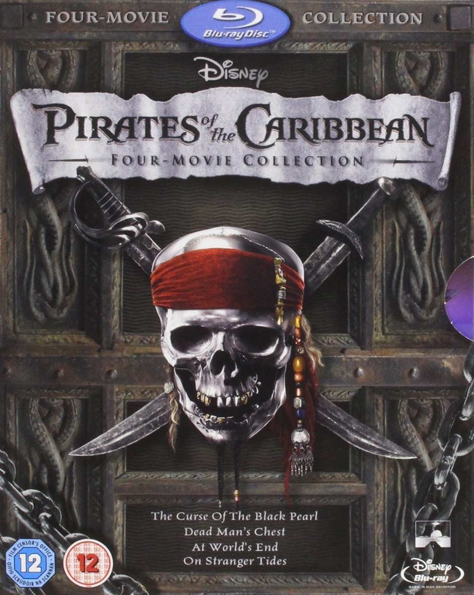 Disney - パイレーツオブカリビアン　ブルーレイ・4ムービー・コレクション　Blu-ray Pirates of the Caribbean: Four-Movie Collection (Blu-ray