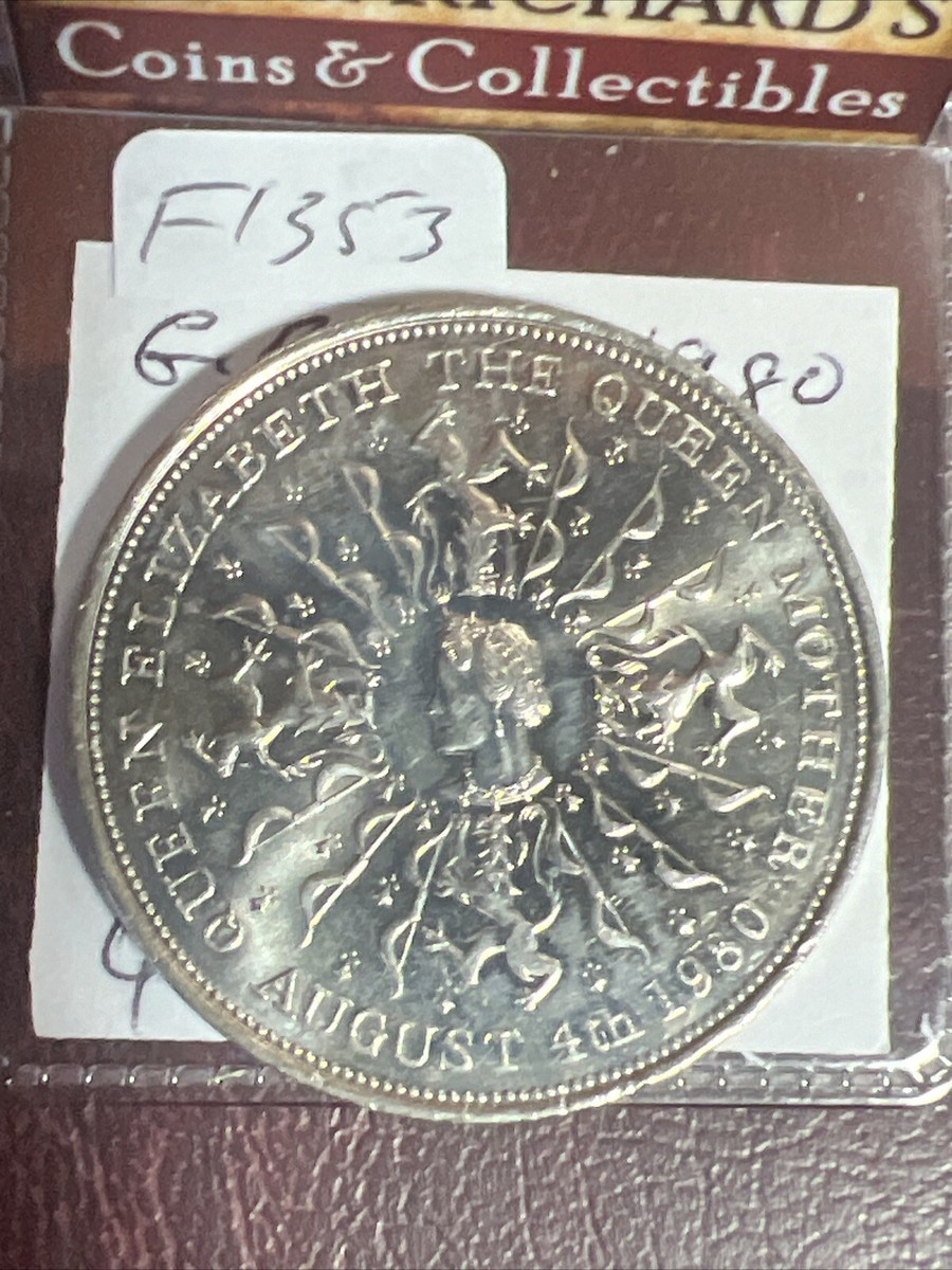 Sale! Scarce G.B. Queen Mother Commemorative 25 Pence Crown