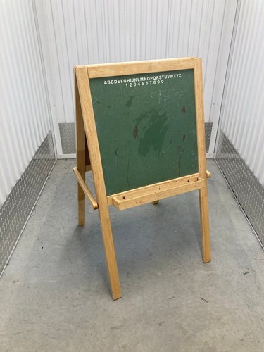 Whiteboard and Chalkboard Double Sided Wooden Art Easel HQ!