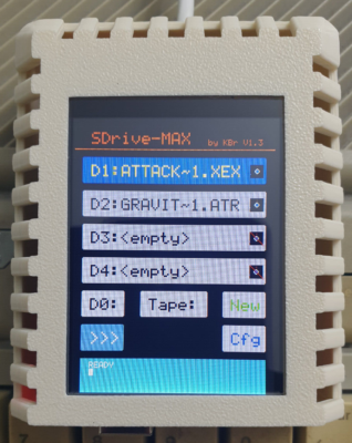 Sdrive Max Atari 8bit 800xl 600xl 65xe 130xe Atari XEGS sio2sd sio