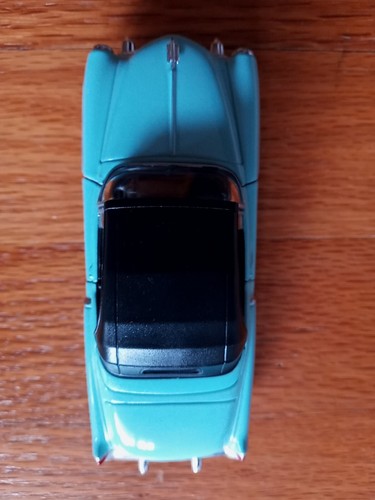 Welly 1953 Cadillac Eldorado Druckguss türkis schwarz Türen öffnen 4" - Bild 7 von 7