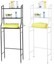 VEVOR Scaffale Portaoggetti Salvaspazio Supporto Sopra WC Regolabile 4 Ripiani Acciaio A Basso Carbonio Sopra Wc Scaffale Per Bagno Scaffale Porta Utensili Per Bagno Sopra Wc Lavanderia 85148836