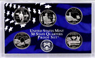 2003 S Proof State Quarter Set Gem Clad No Box or Coa 5 Coins