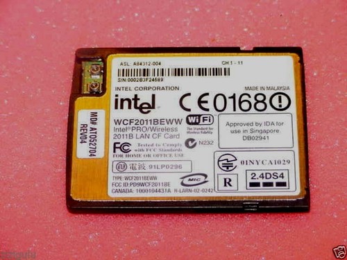 Neue Intel WCF2011BEWW 2011B LAN Compact Flash Karte| - Bild 1 von 2