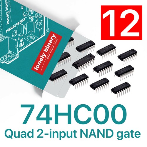 LONELY BINARY 74HC00 Quad 2-input NAND Gate Arduino UNO Raspberry PI ESP32 - Picture 4 of 4