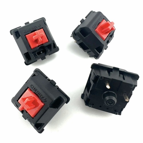 Cherry MX Red Silent Mute Switch Mechanical Keyboard Replacement (4 Pieces)