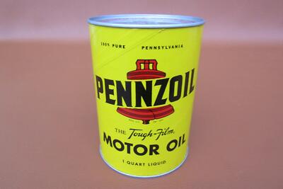 canned Vintage Orig 1960-70's Pennzoil Z-7 Motor Oil NOS 1 Qt