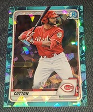 2020 Bowman Chrome Draft Sapphire Edition /20 QUIN COTTON  #BD-104