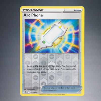 2022 POKEMON ARC PHONE TRAINER #152/196 SW+SH LOST ORIGIN REVERSE HOLO TC
