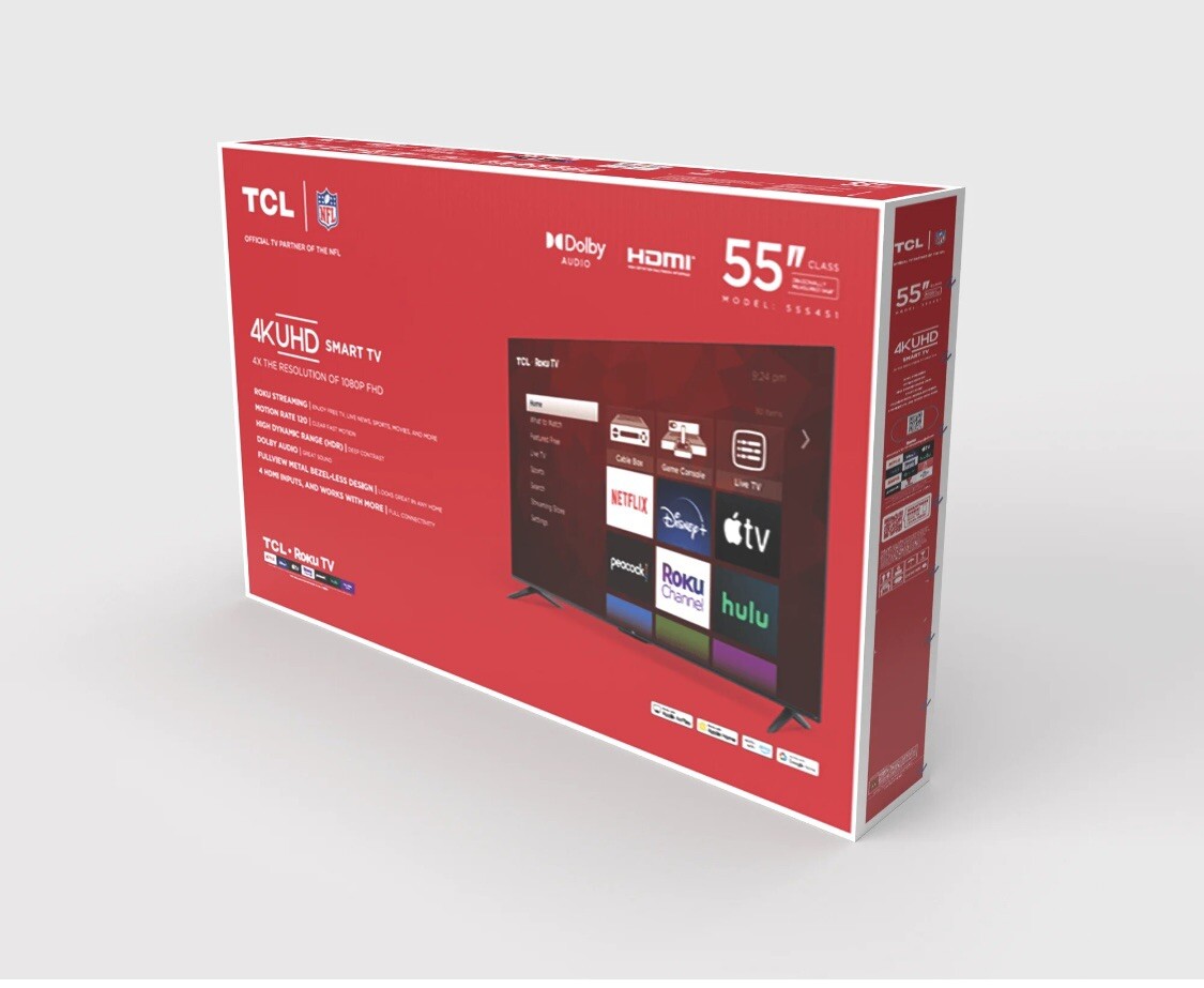 TCL 55S425 55 In 4k Smart LED Roku TV 846042010108| eBay