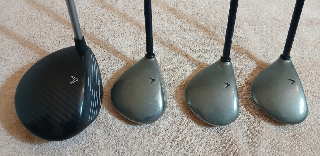TZ GOLF - Callaway Big Bertha C4 10* Driver, Steelhead 5, 7, 11
