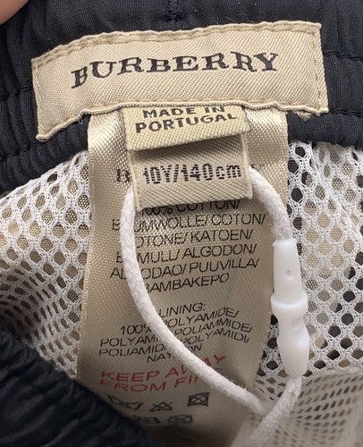 Burberry boys beige multi nova-check print swim shorts sz 10y - Picture 3 of 3