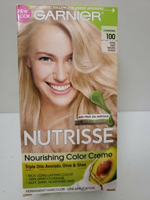 Garnier Nutrisse Nourishing Color Creme 100 Extra Light Natural