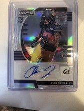 2020 Panini Prizm Draft Picks Ashtyn Davis Silver Rookie Autograph Card RC Auto