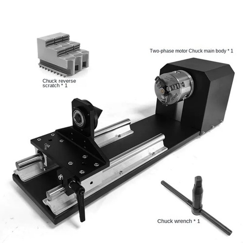 Laser Engraver Rotary Attachment, Laser Rotary Attachment Rotary Axis Two Phase - Picture 8 of 10