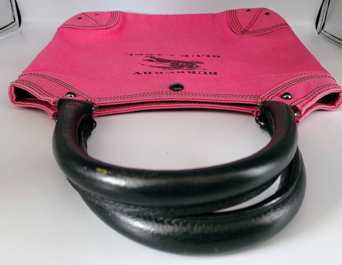 Burberry Fuchsia Leather Blue Label Shoulder Bag Burberry Blue Label Vintage Check Shoulder Bag – The Bag Revival main image 3