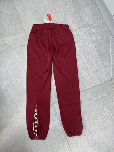Kappa Banda Astoria Lady Mask Red Granata Sweatpants Joggers Large new - Picture 2 of 10