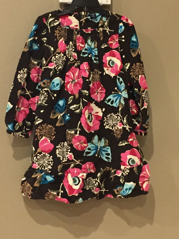 NEW Gap Kids Flower Butterfly Dress Size 4 Butterflies boho 59.95
