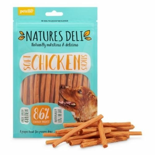 Natures Deli Soft Chicken Meat Treat Sticks Dog Puppy Treats Natural Snacks 100g