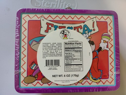 Vintage Disney Mickey Minnie Mouse Fiesta Lunch Box Collectible 1999 - Picture 2 of 2